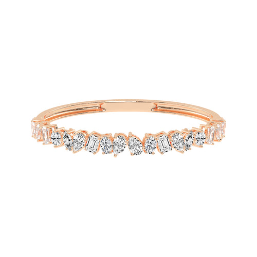 Evra Miracle Setting Kada Lab Diamond Bracelet