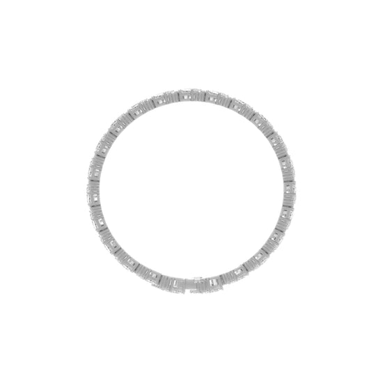 Orin Emerald Cut Fancy Lab Diamond Bracelet