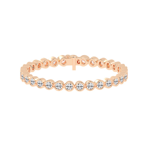 Orbital Sparkle Diamond Link Bracelet