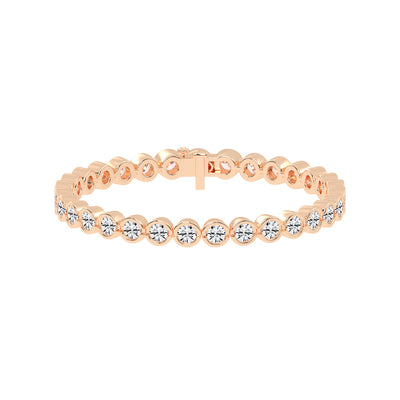 Orbital Sparkle Diamond Link Bracelet