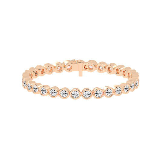 Orbital Sparkle Diamond Link Bracelet