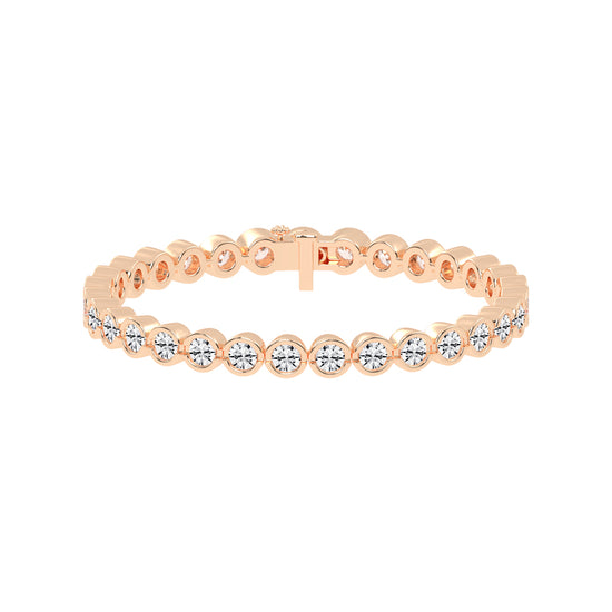 Orbital Sparkle Diamond Link Bracelet