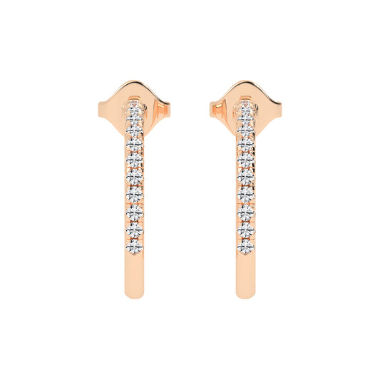 Radiant Embrace Diamond Micro-PavÃ© Hoops