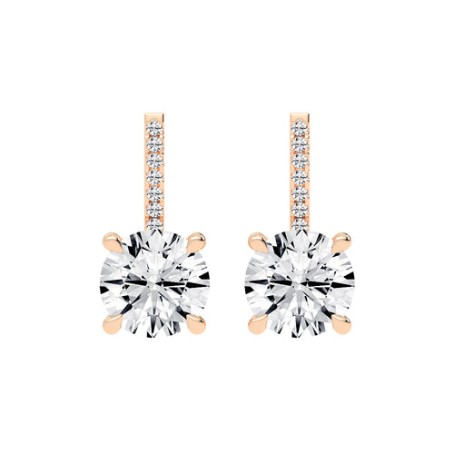 Haloed Brilliance Diamond Earrings