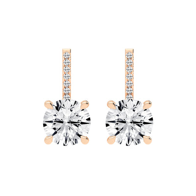 Haloed Brilliance Diamond Earrings
