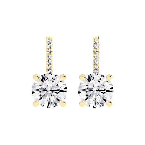 Haloed Brilliance Diamond Earrings