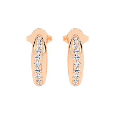 Luminous Pave Arch Earrings
