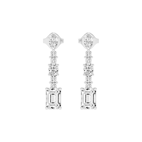 Multi-Cut Dazzle Dangler Earrings