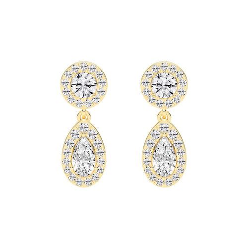 Pear Drop Dangles Earrings