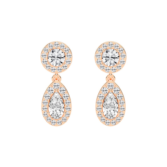 Pear Drop Dangles Earrings