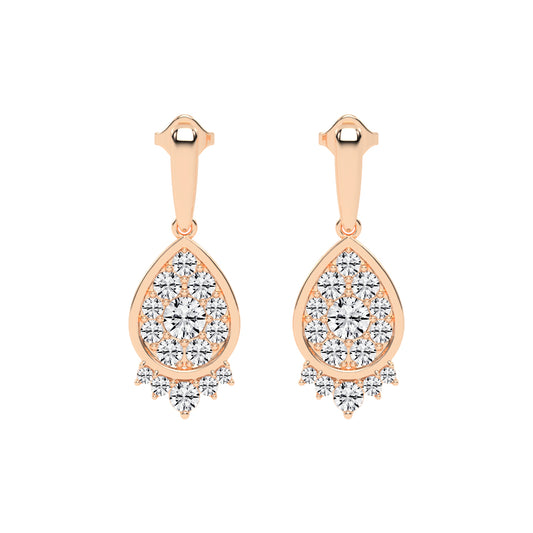 Lunara Pear Drop Earrings