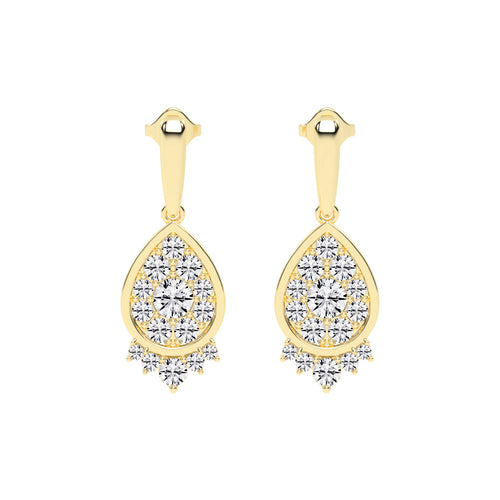 Lunara Pear Drop Earrings