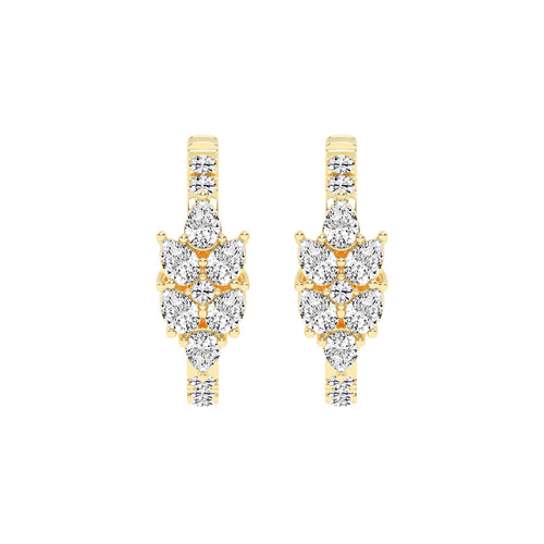 Eterna Petal Hoop Earrings