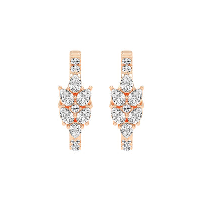 Eterna Petal Hoop Earrings