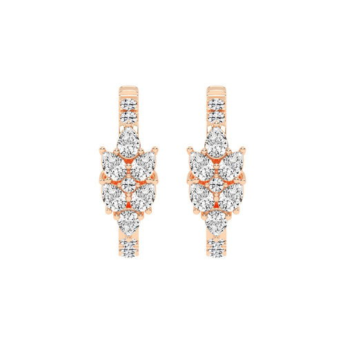Eterna Petal Hoop Earrings