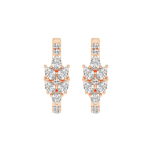 Eterna Petal Hoop Earrings