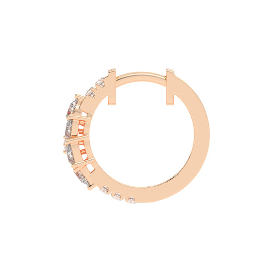 Eterna Petal Hoop Earrings