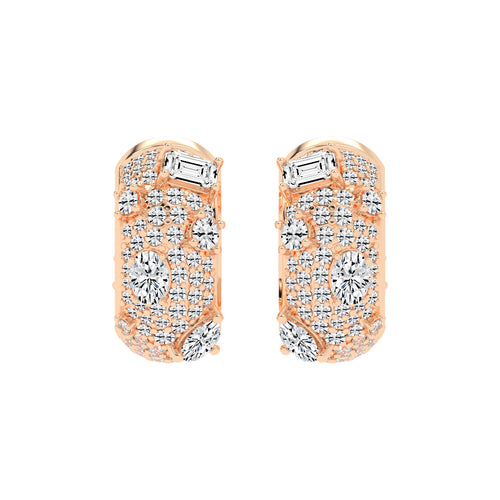 Ornate Shinelle Hoop Earrings