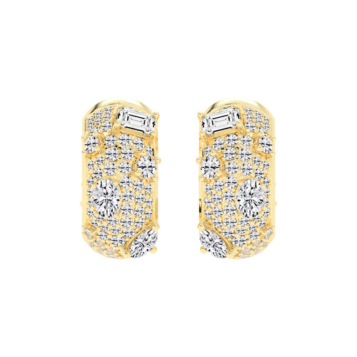 Ornate Shinelle Hoop Earrings