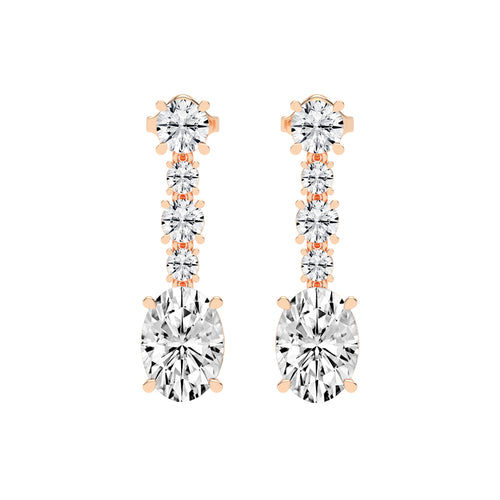 Whisper Oval Drop Earrings
