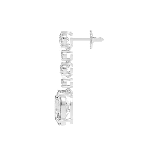 Whisper Oval Drop Earrings