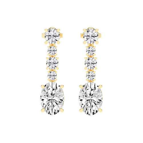 Whisper Oval Drop Earrings