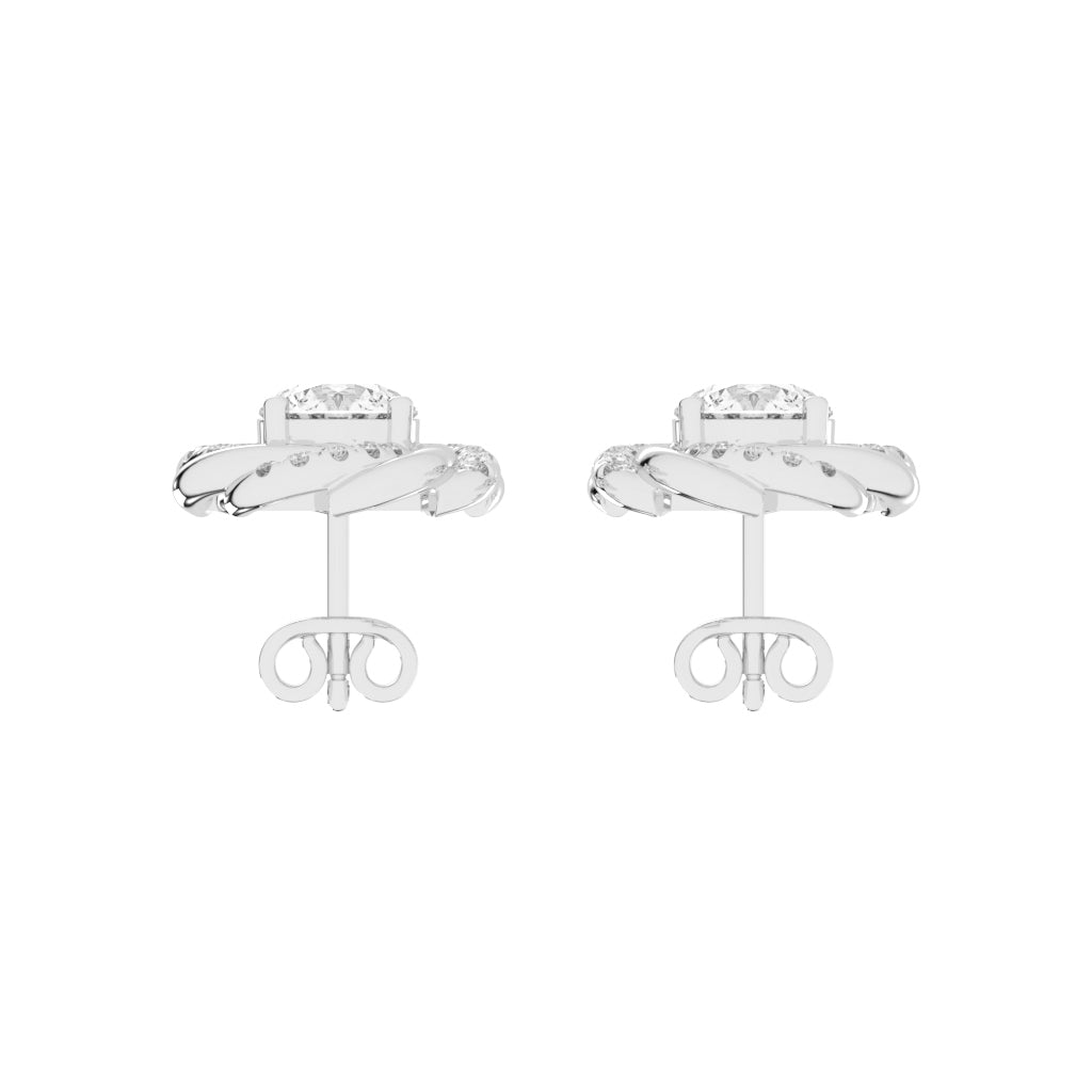 Glide Petal Stud Earrings