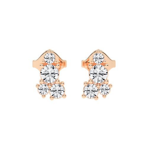 Cluster Stud Earrings