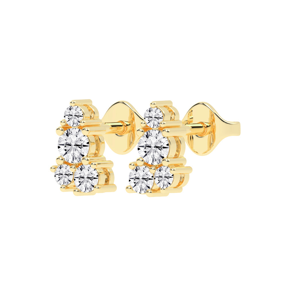 Cluster Stud Earrings