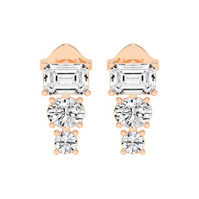 Eternal Radiance Trio Drop Earrings