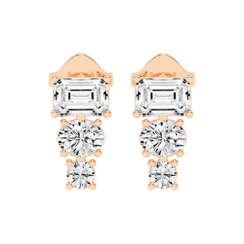 Eternal Radiance Trio Drop Earrings