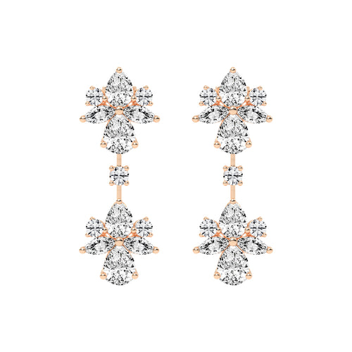 Twilight Bloom Cascade Earrings