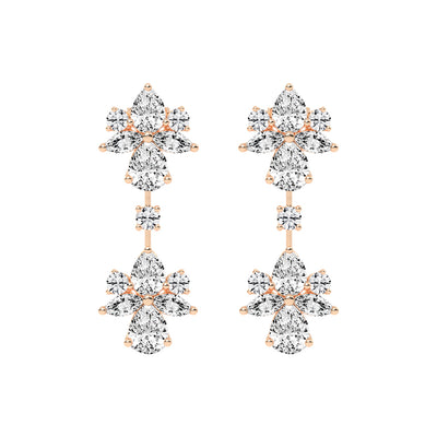 Twilight Bloom Cascade Earrings