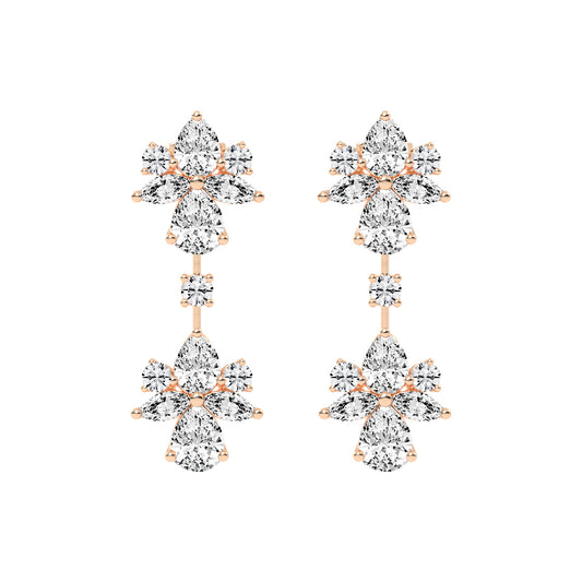 Twilight Bloom Cascade Earrings