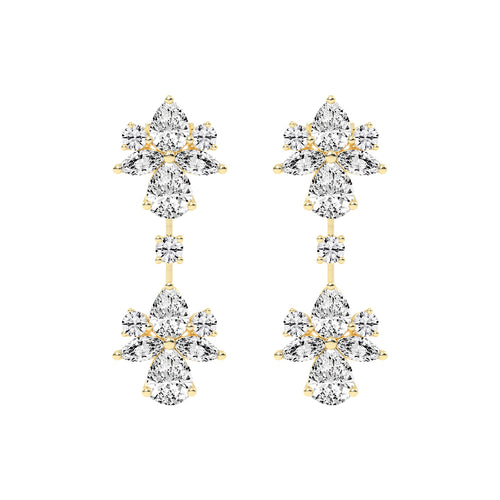 Twilight Bloom Cascade Earrings