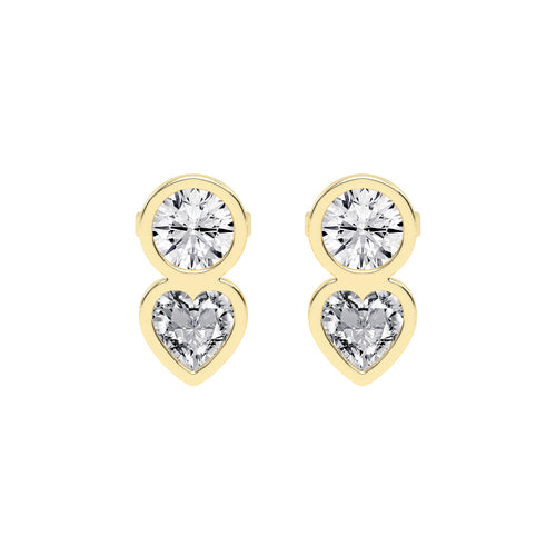 Love's Embrace Diamond Drop Studs
