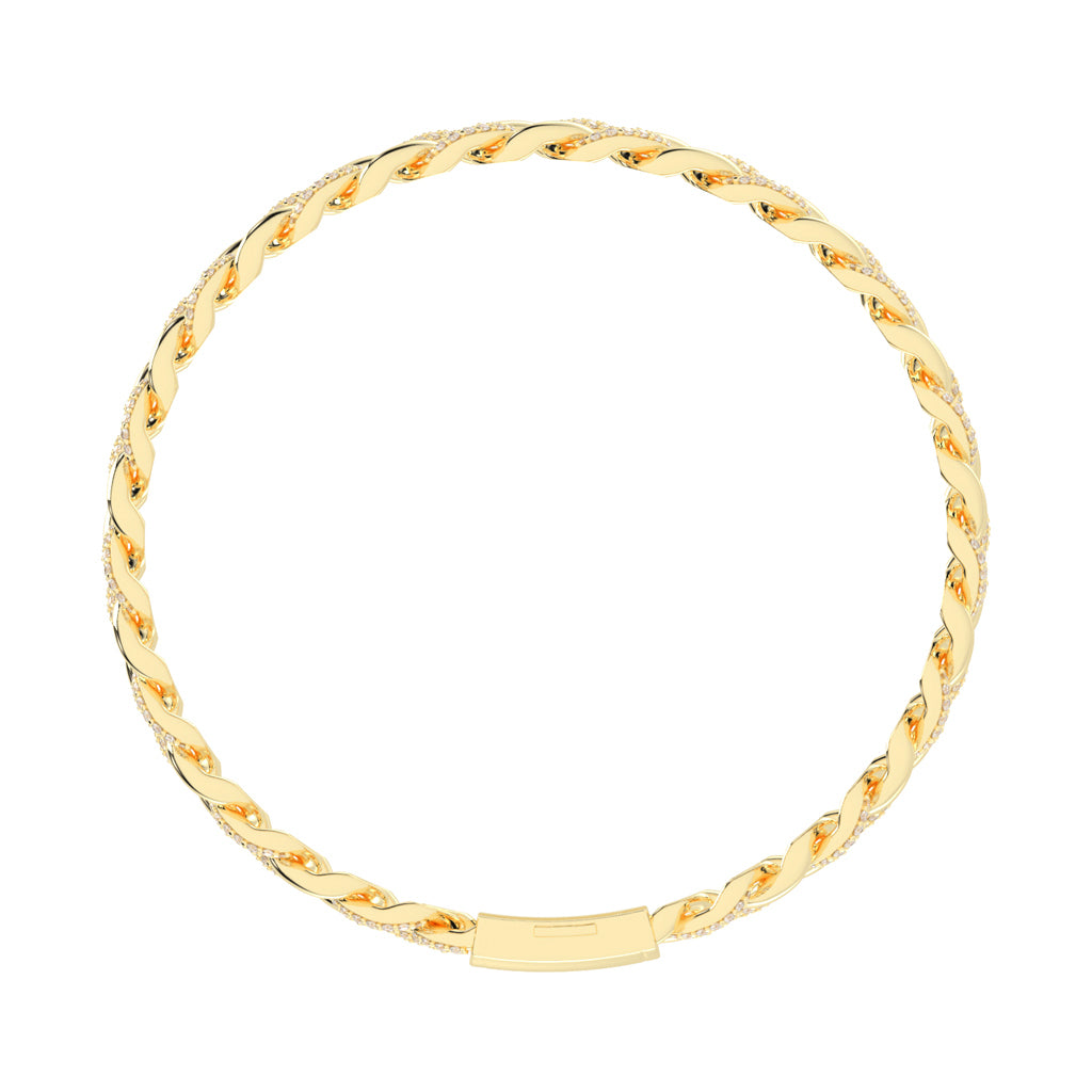 Lumire Elegance Mens Diamond Bracelet