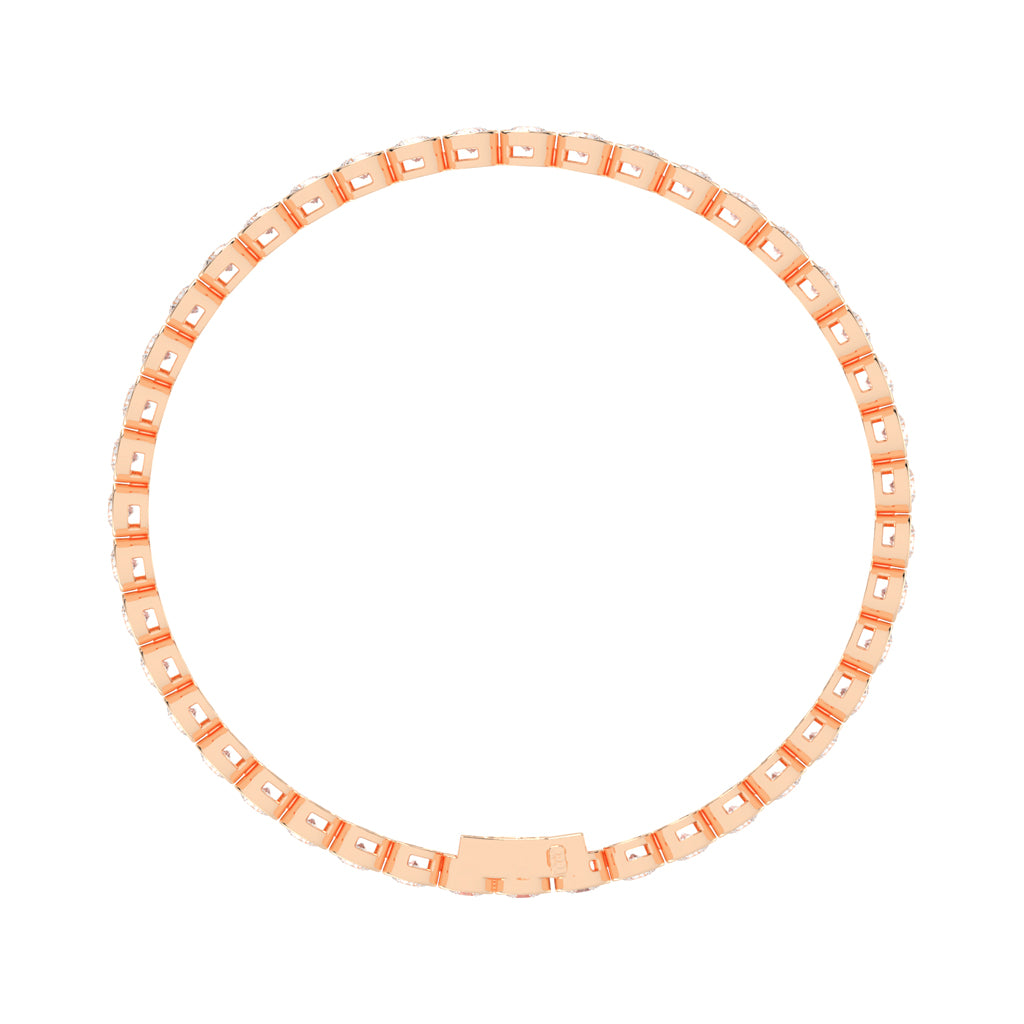 85Ct Round Shape Bracelet