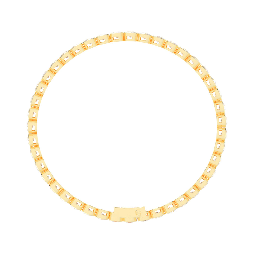 85Ct Round Shape Bracelet