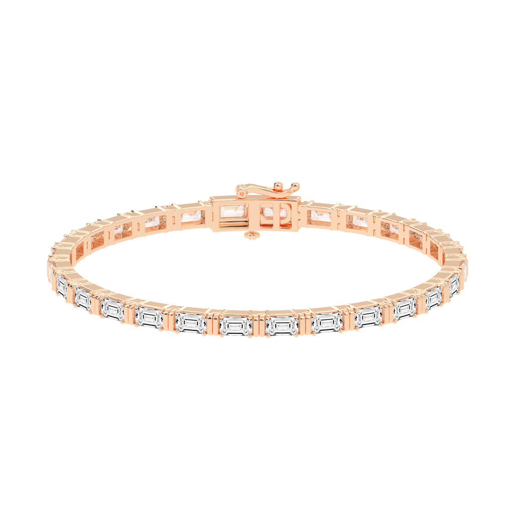 896Ct Emerald Shape Bracelet