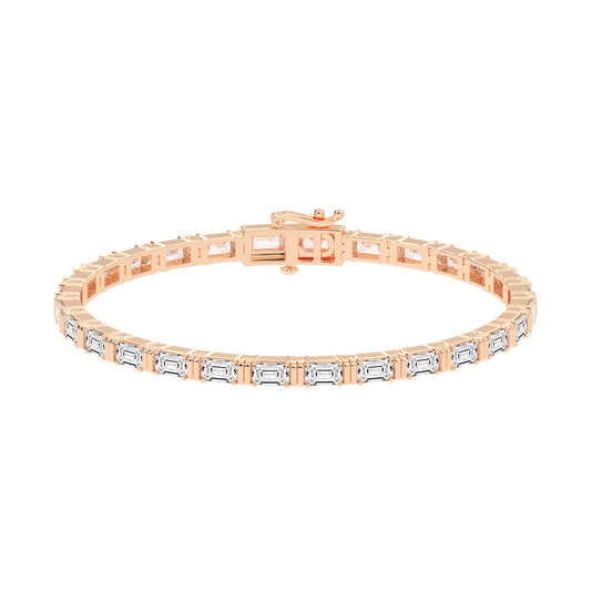 896Ct Emerald Shape Bracelet