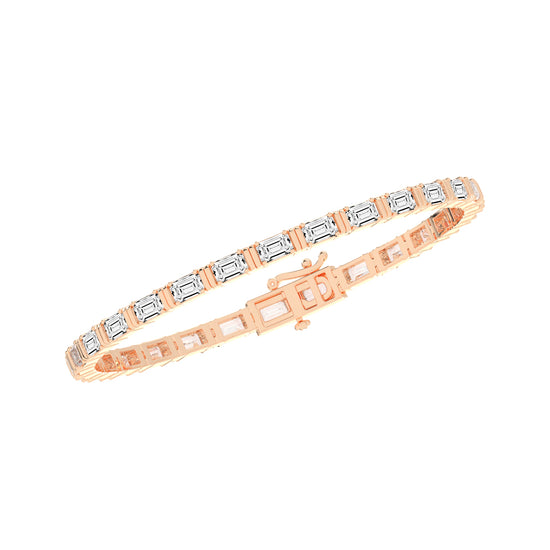 896Ct Emerald Shape Bracelet