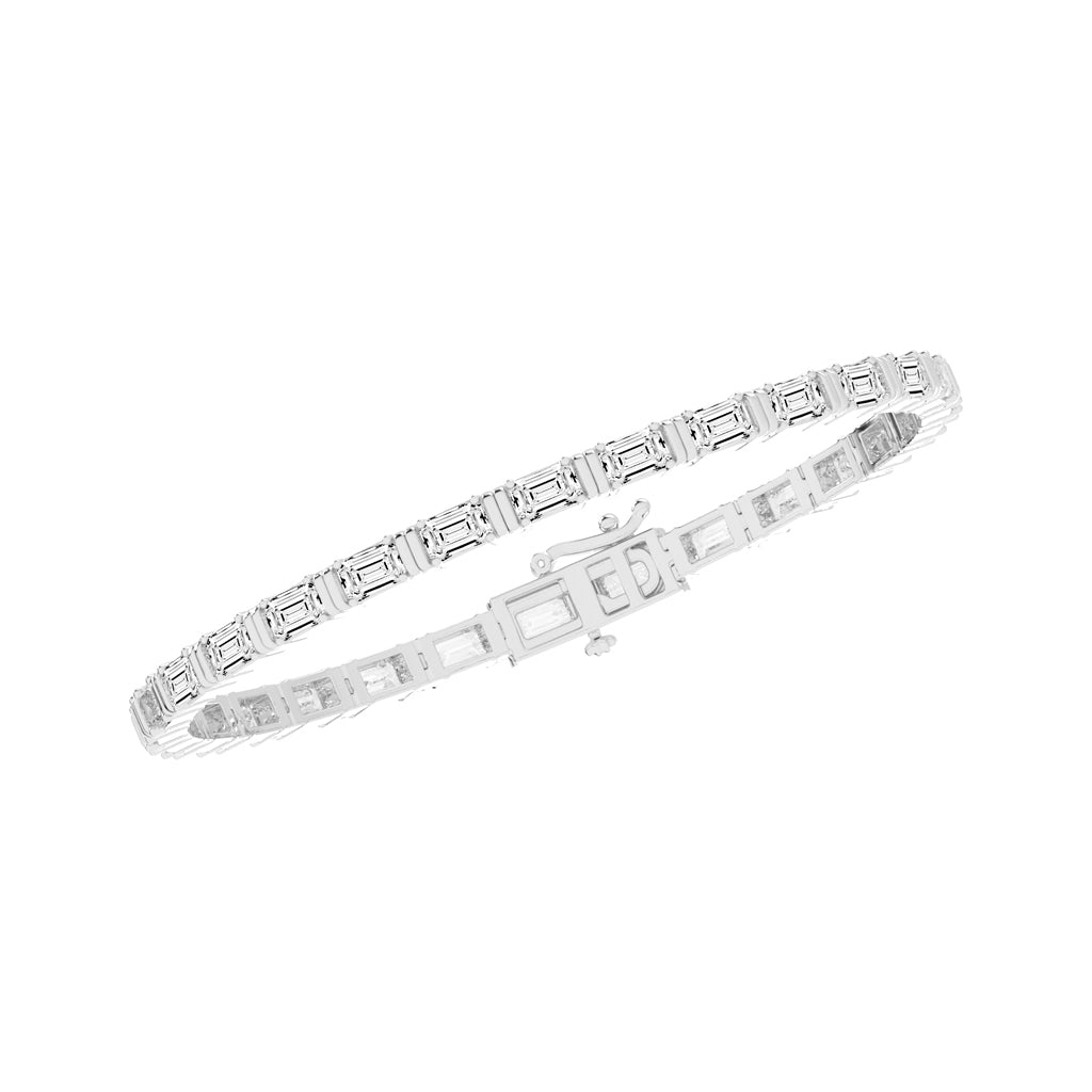 896Ct Emerald Shape Bracelet