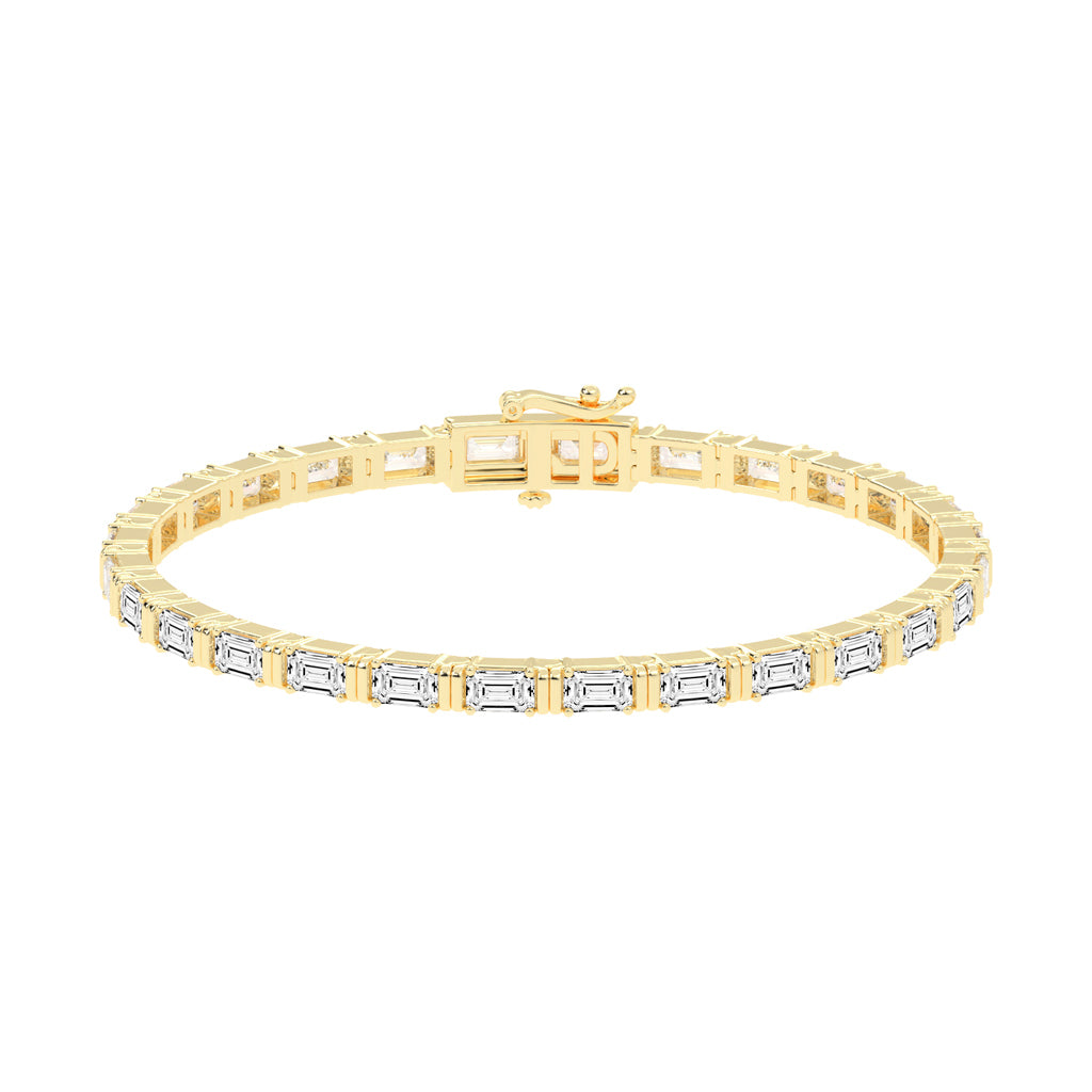 896Ct Emerald Shape Bracelet