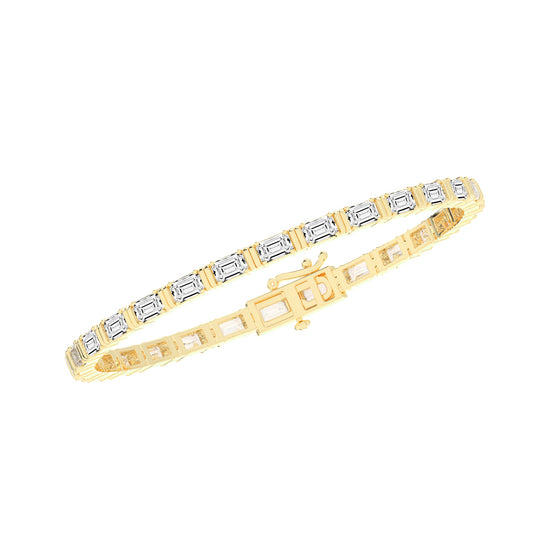 896Ct Emerald Shape Bracelet