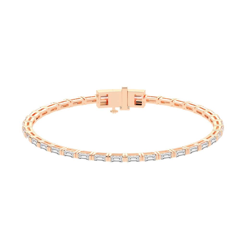 37Ct Emerald Shape Bracelet