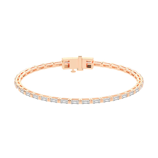 37Ct Emerald Shape Bracelet