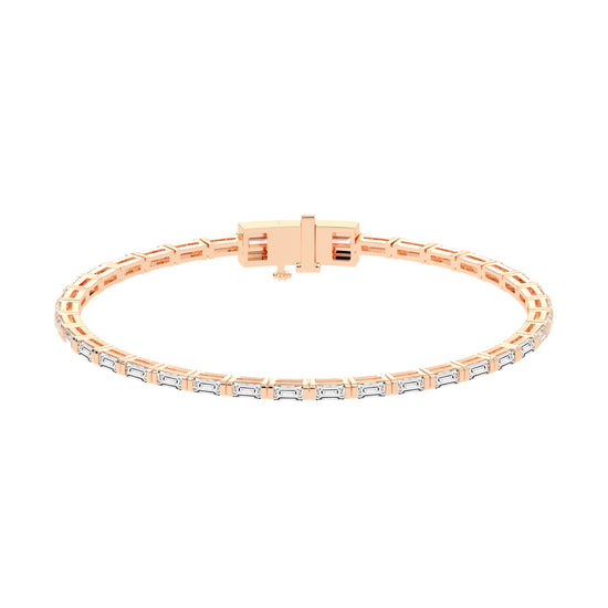 37Ct Emerald Shape Bracelet