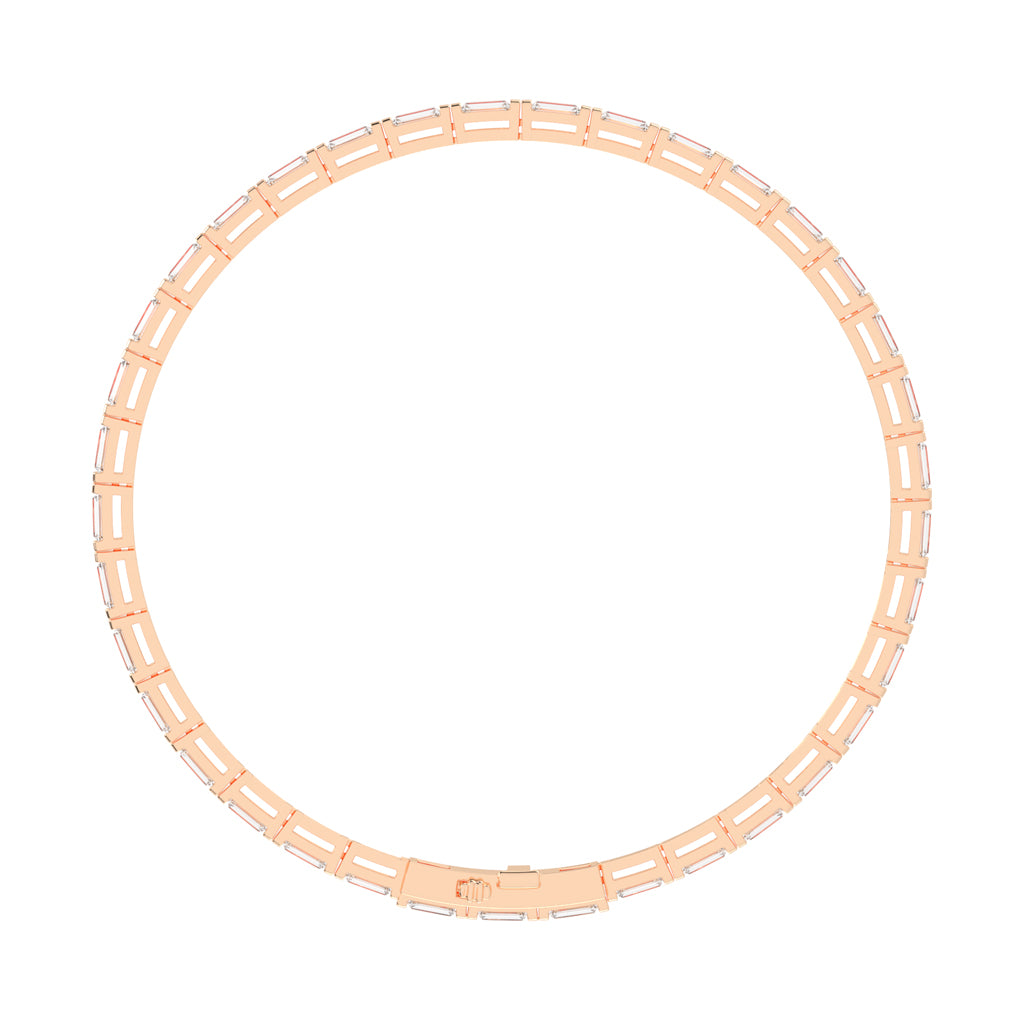 37Ct Emerald Shape Bracelet