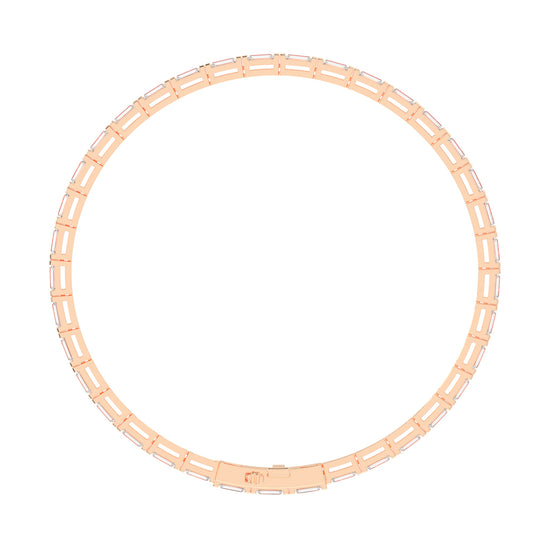 37Ct Emerald Shape Bracelet